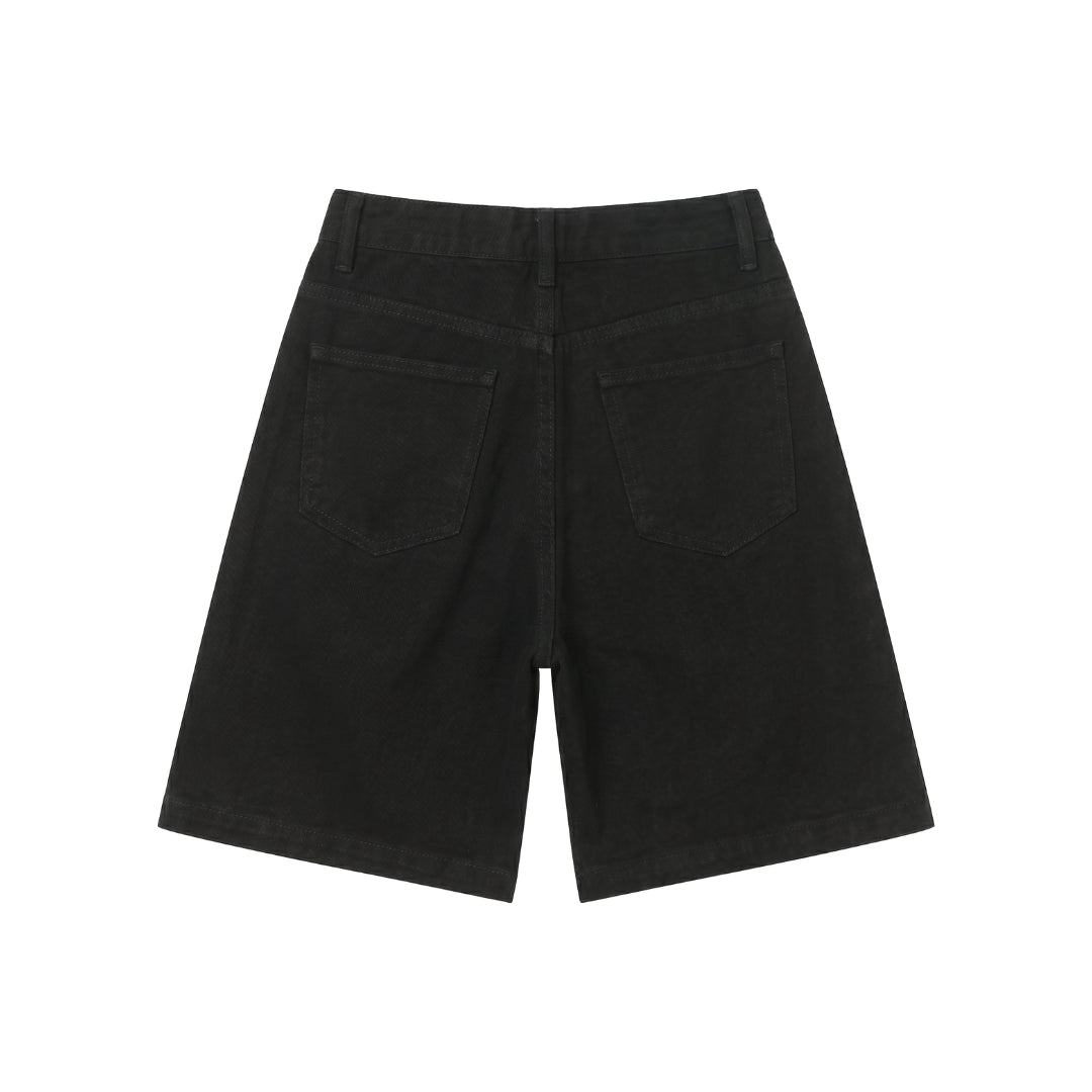 All Black Shorts Jeans