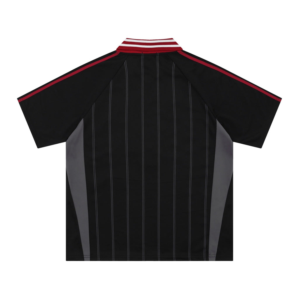 Black Soccer Player Jersey