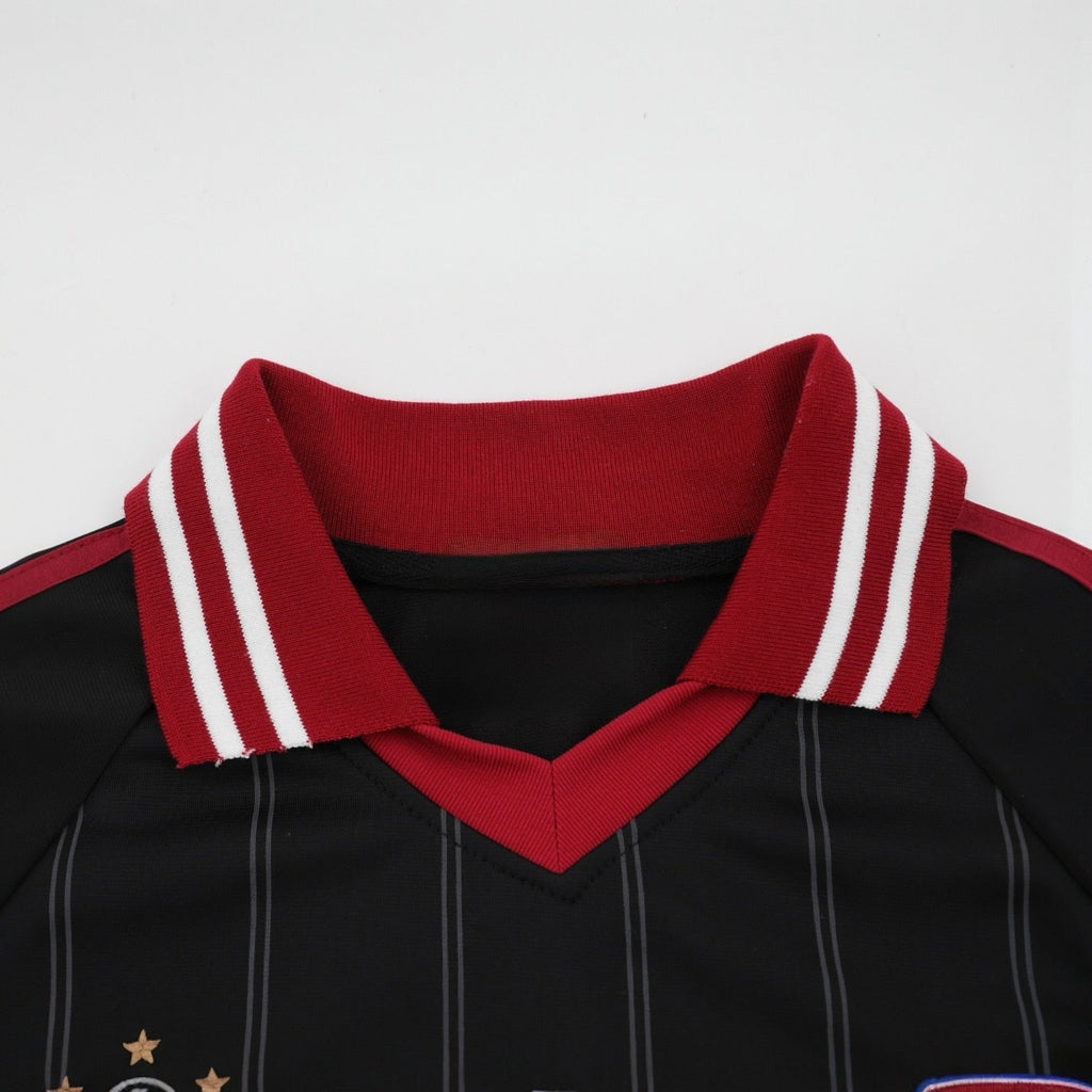 Black Soccer Player Jersey