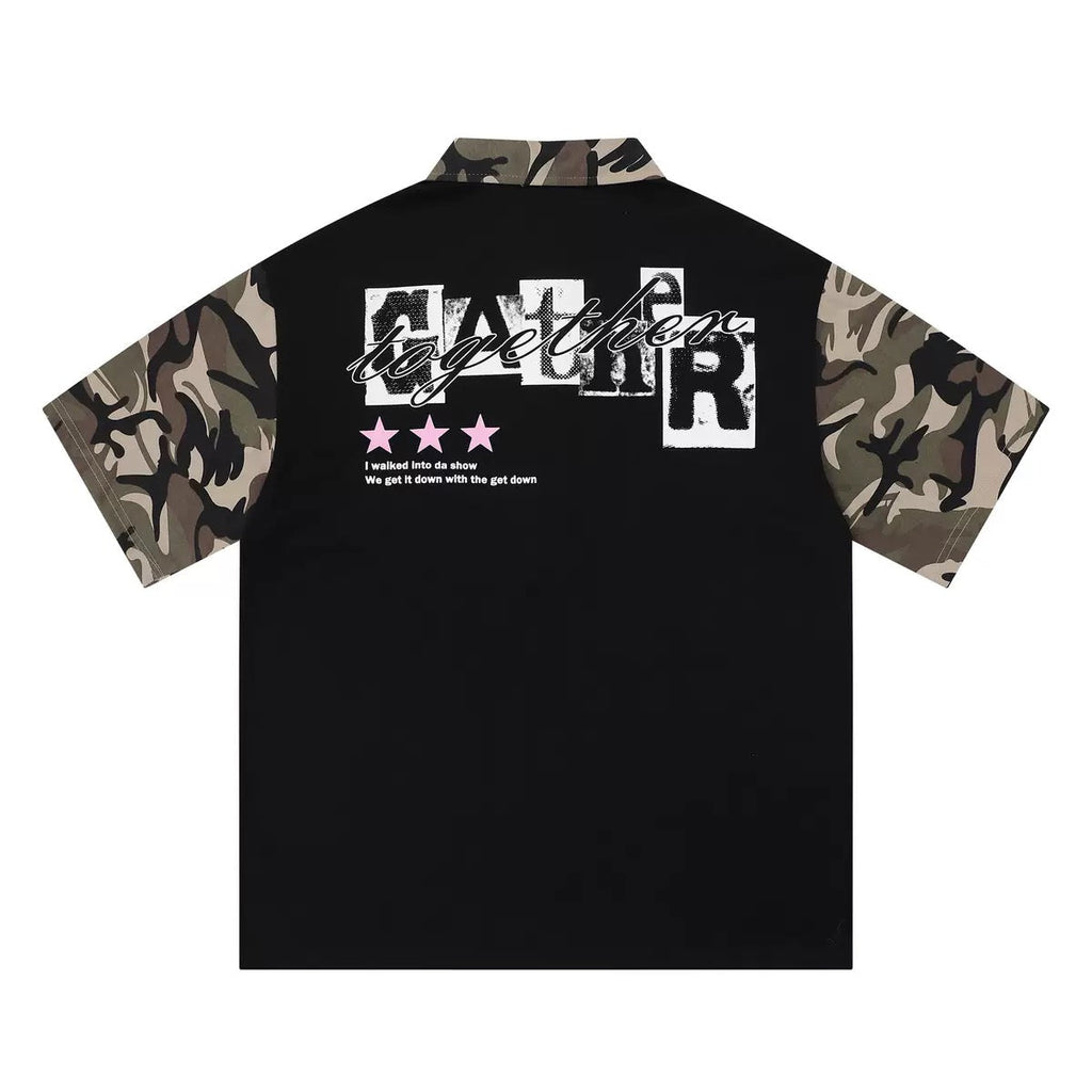Black Camo Polo