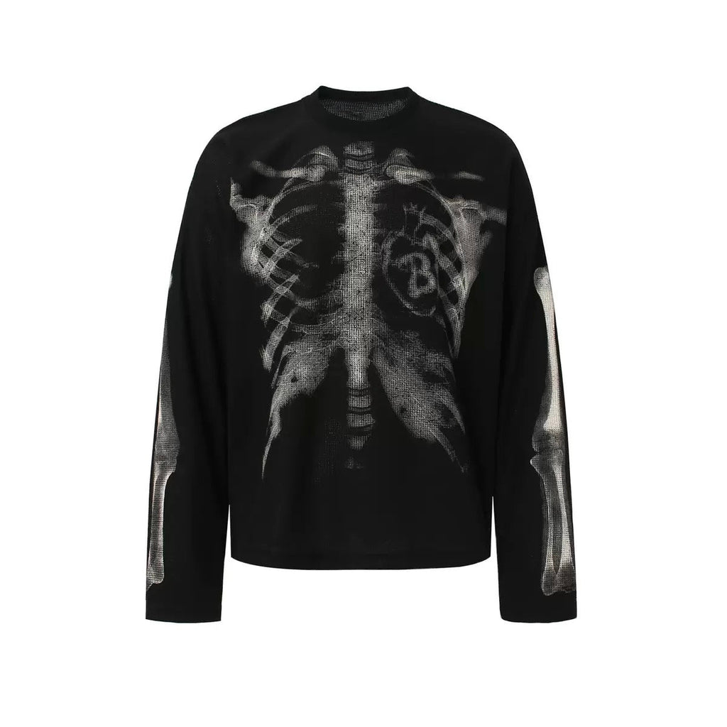 Black Skeleton Long Sleeve