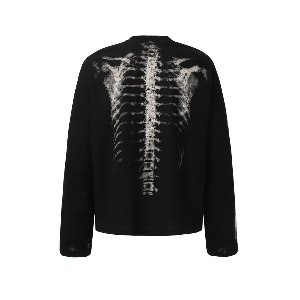 Black Skeleton Long Sleeve