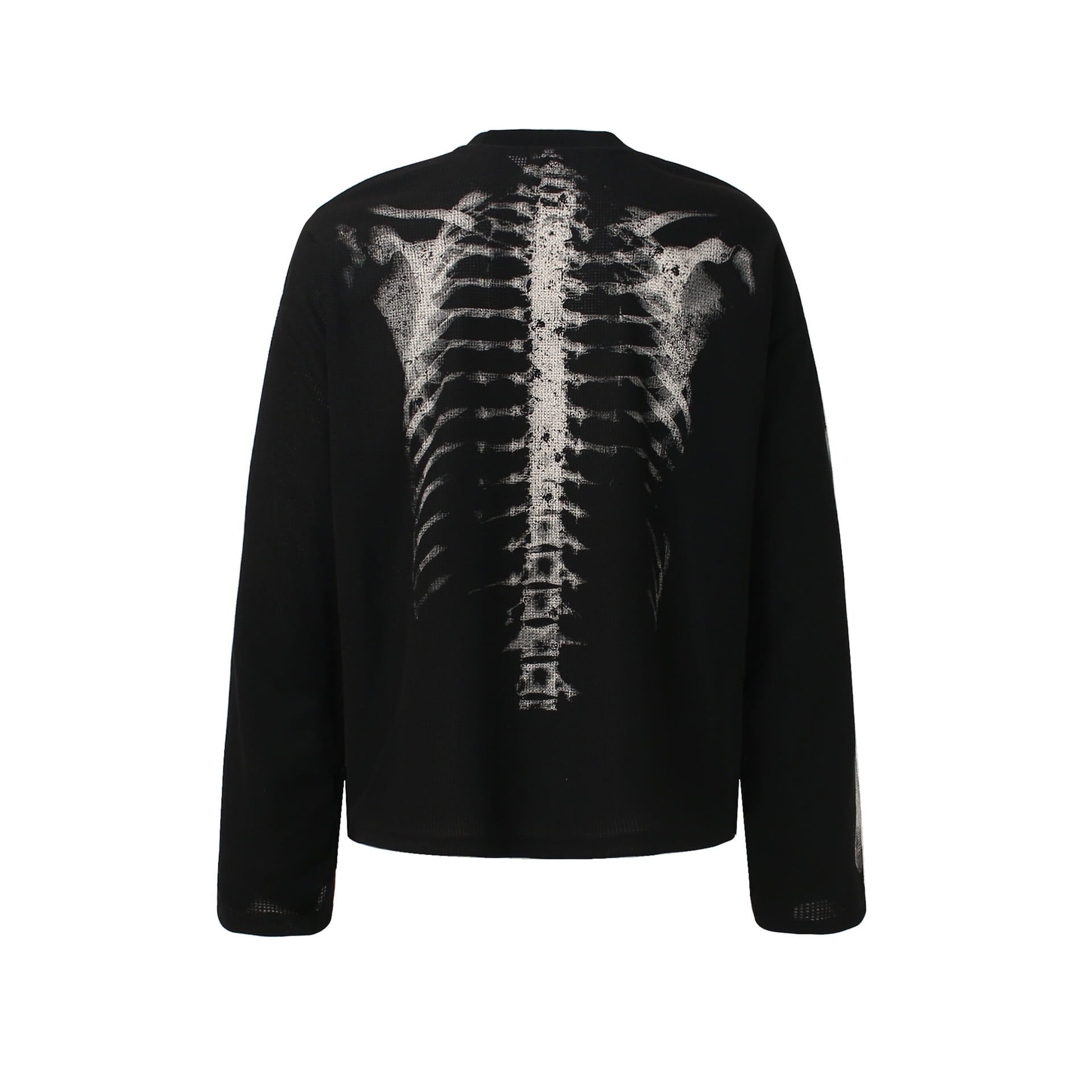 Black Skeleton Long Sleeve