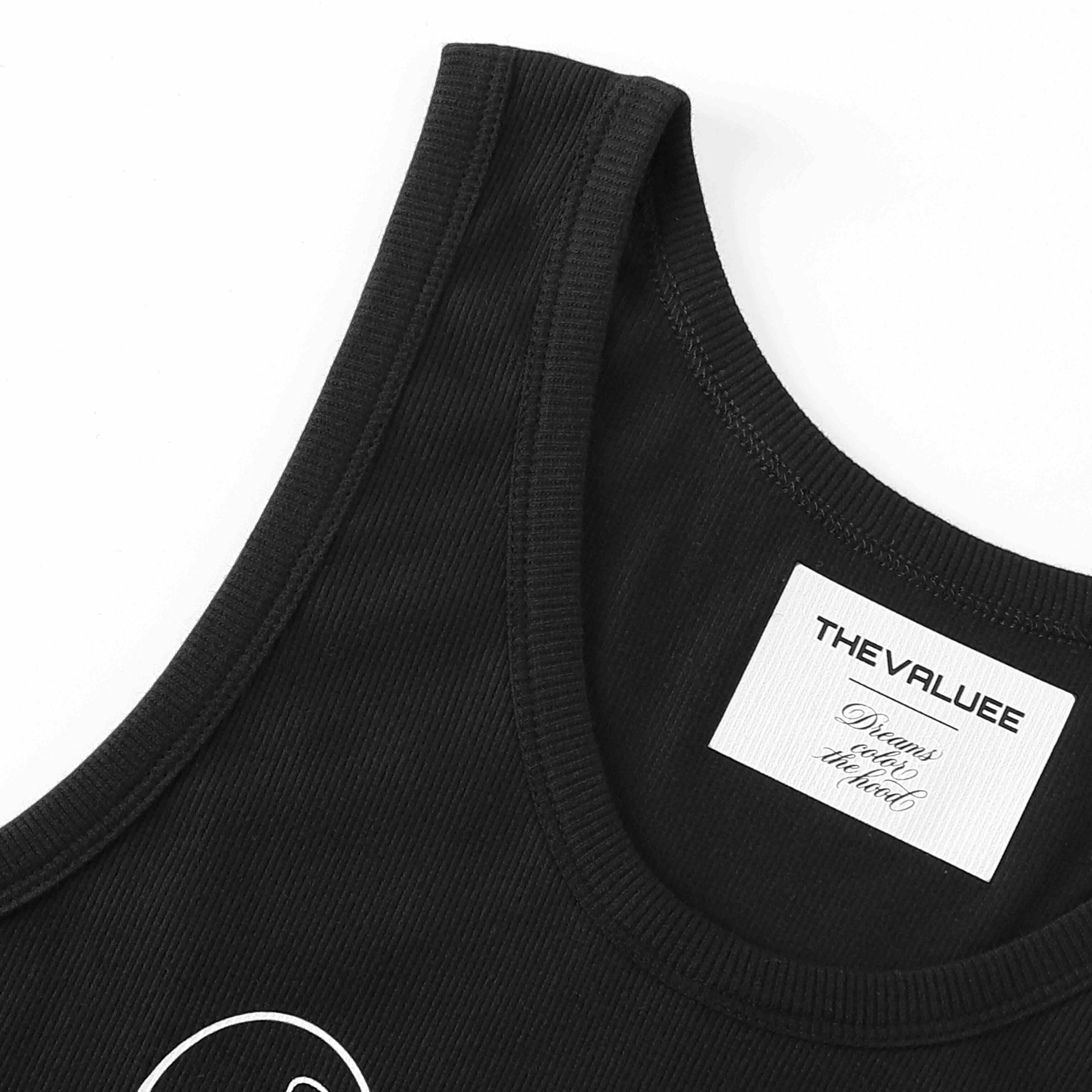 Dark Block Tank Top
