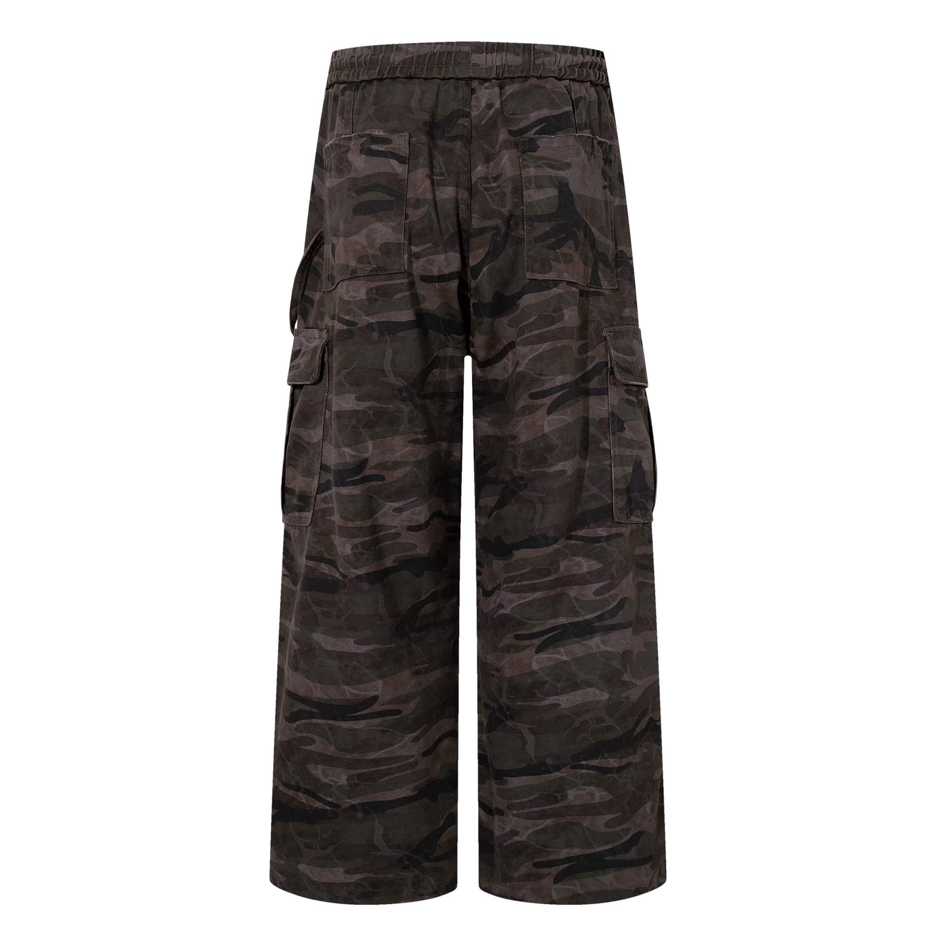 Dark Camo Baggy Jeans