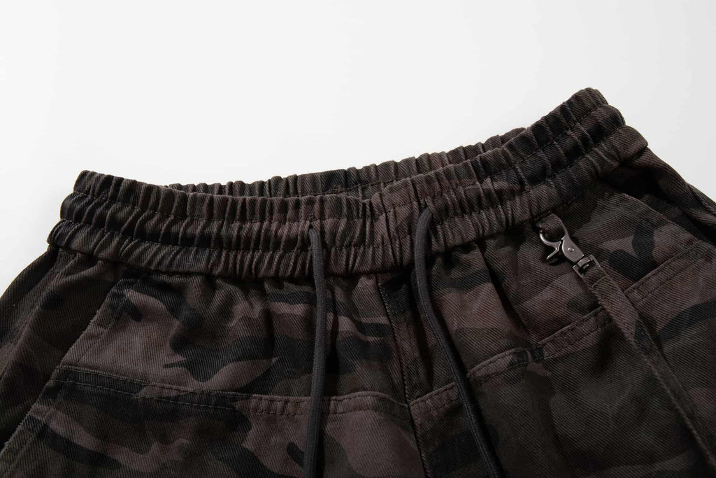 Dark Camo Baggy Jeans