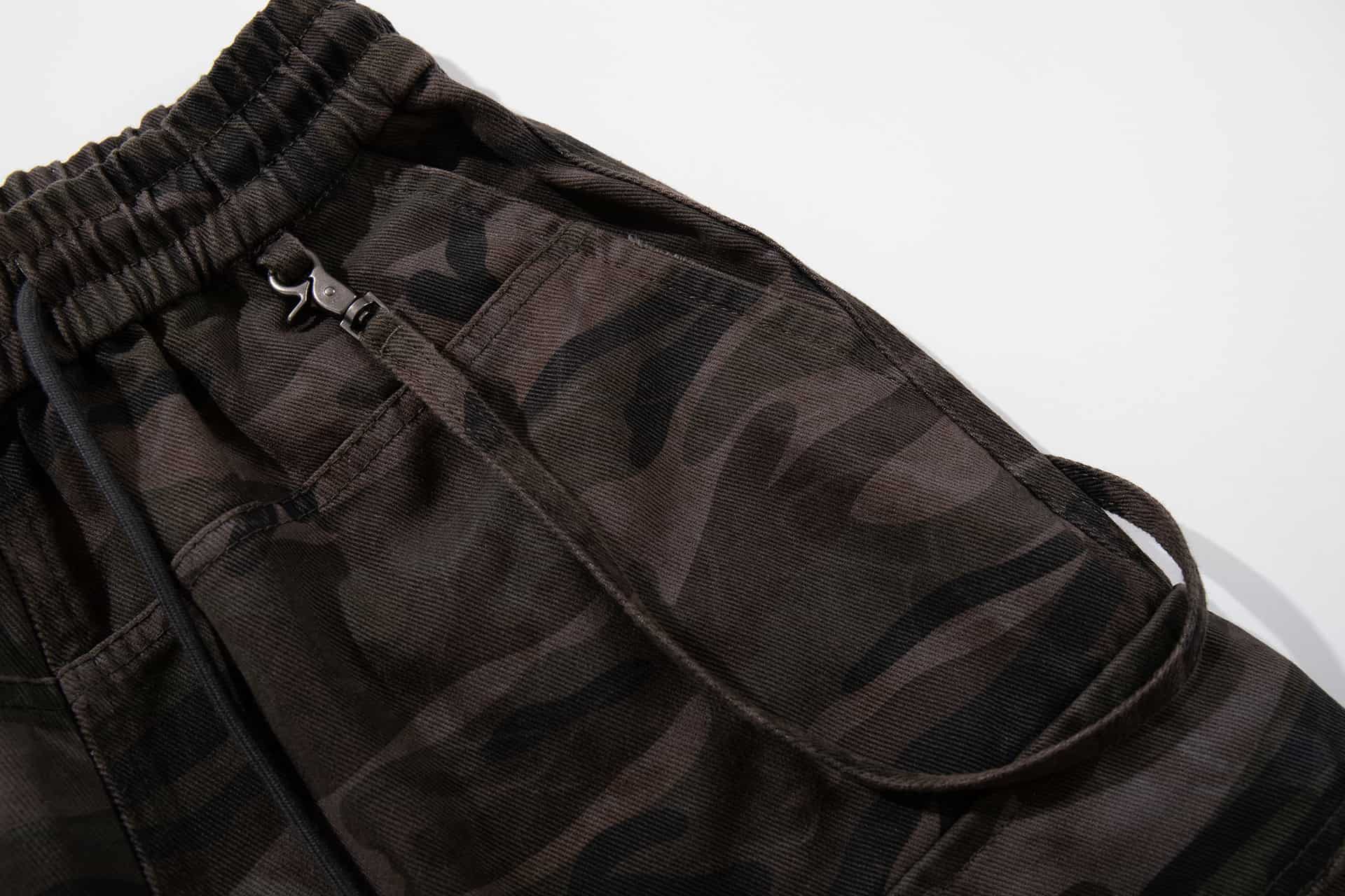 Dark Camo Baggy Jeans