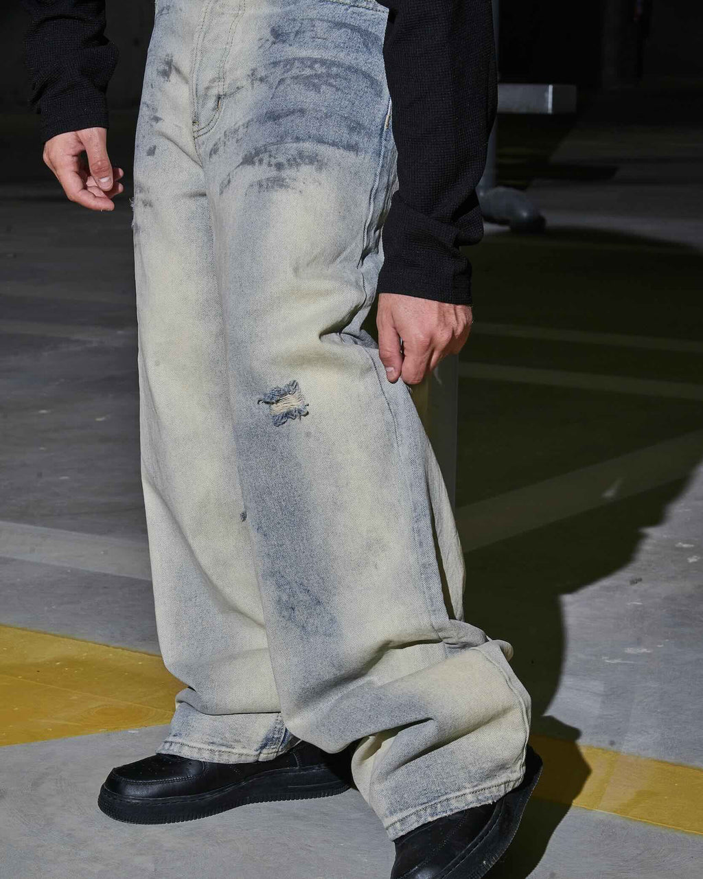 Destroyed Baggy Jeans