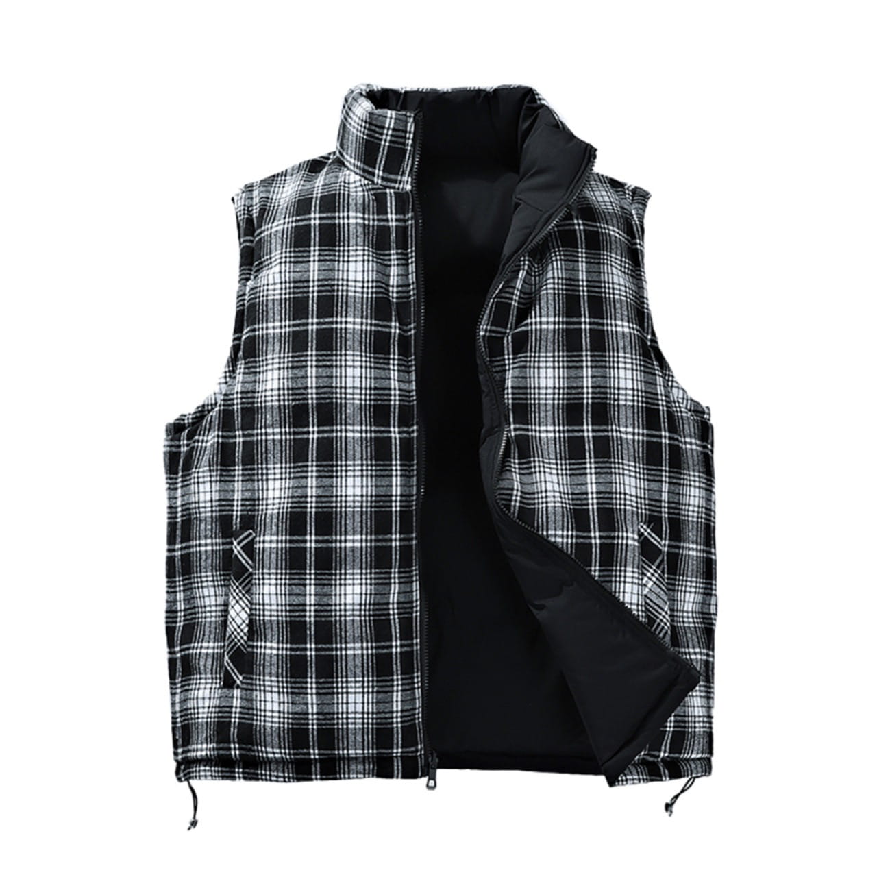Black Double Face Gilet