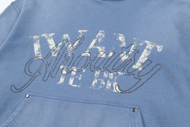 Double Seven Blue Hoodie