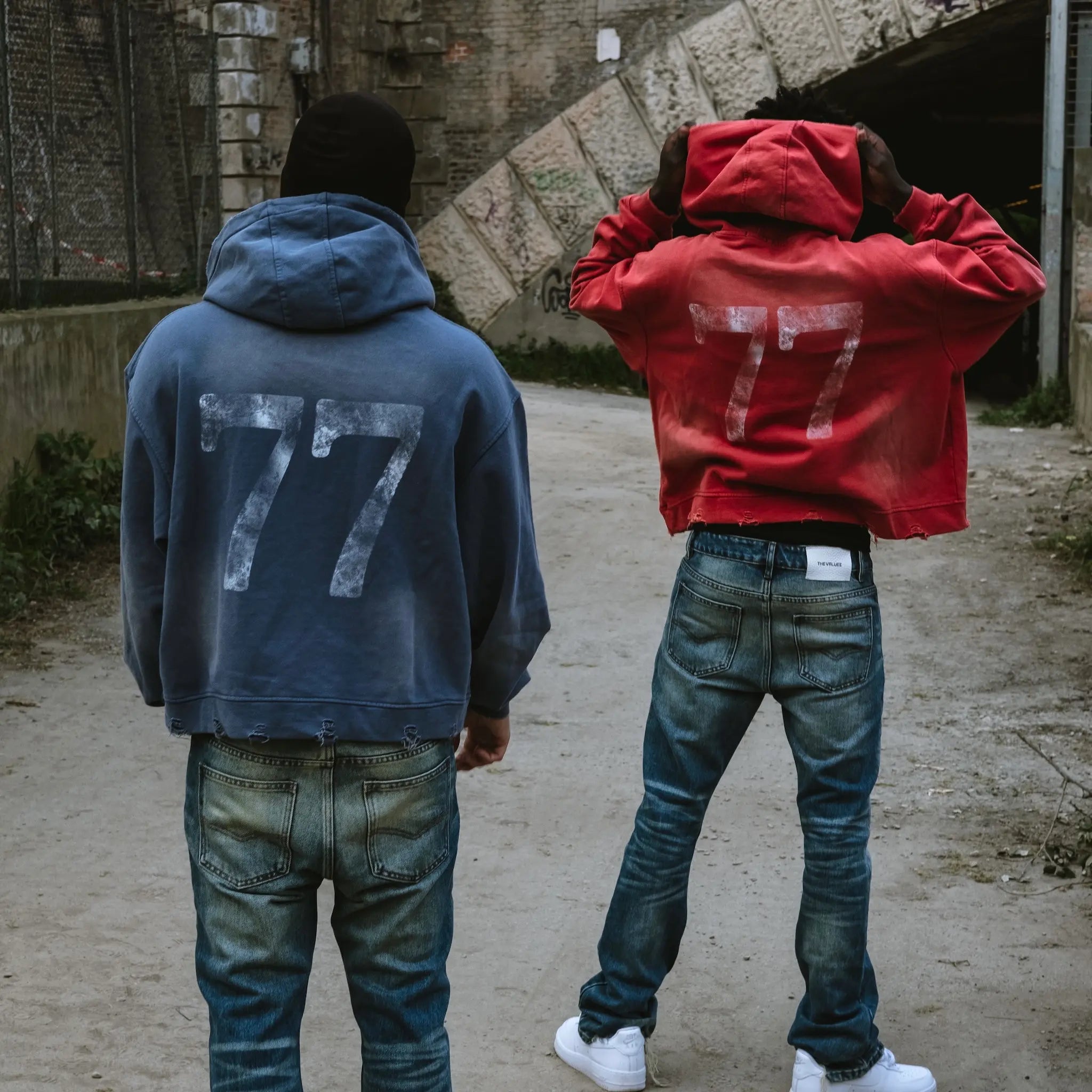Double Seven Red Hoodie