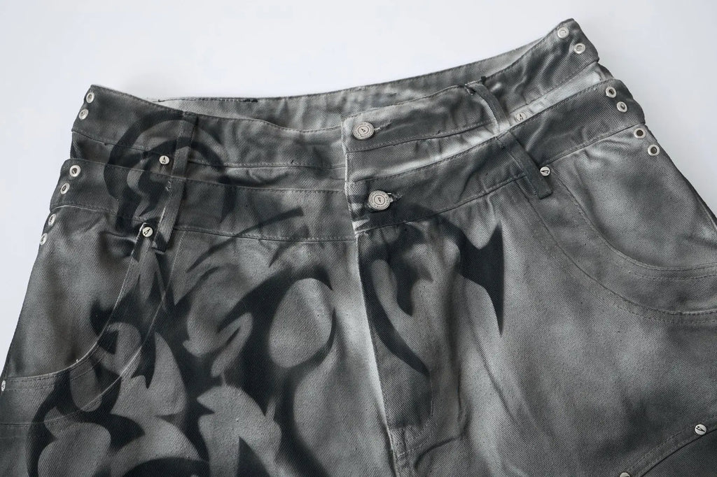 Grey Dragon Shorts