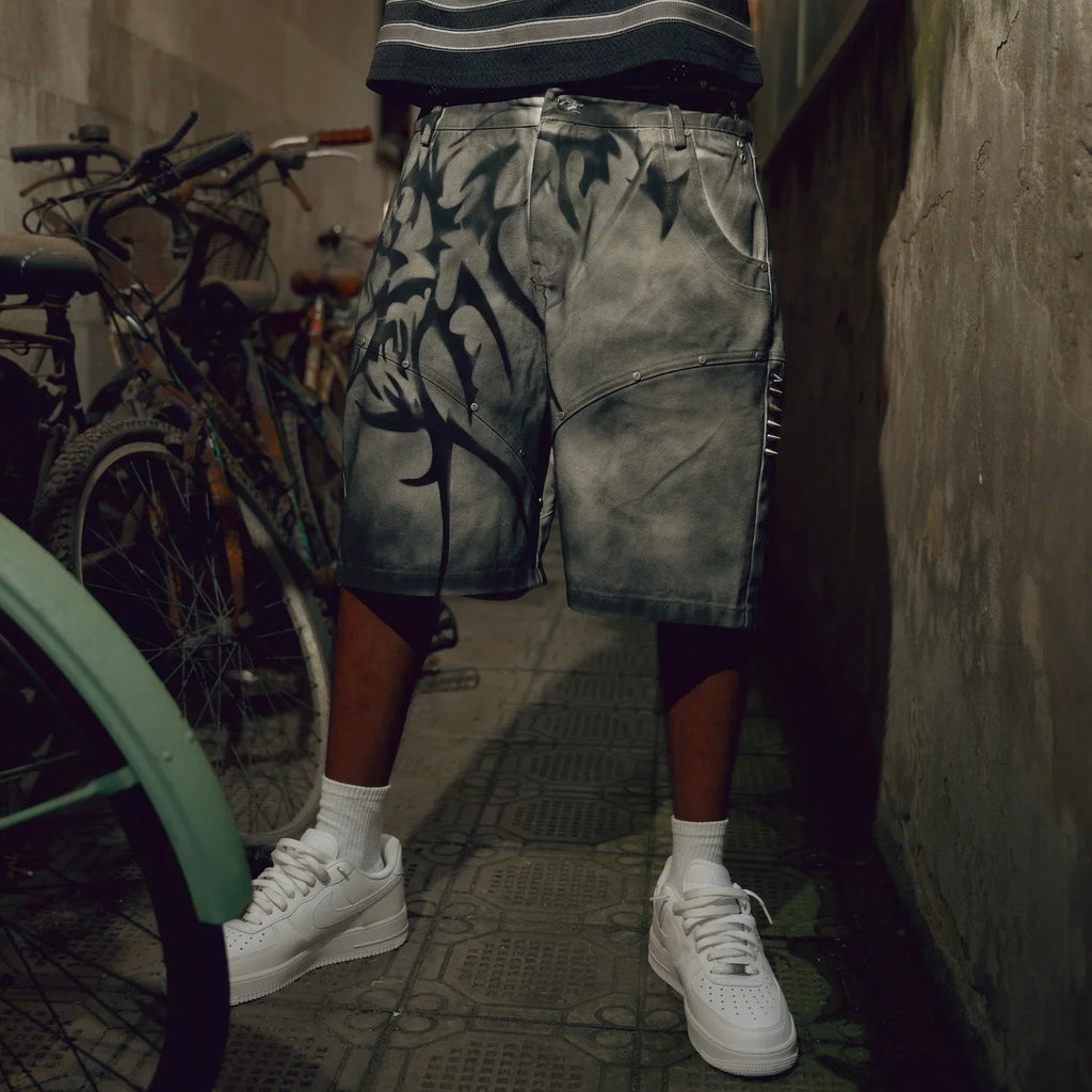 Grey Dragon Shorts