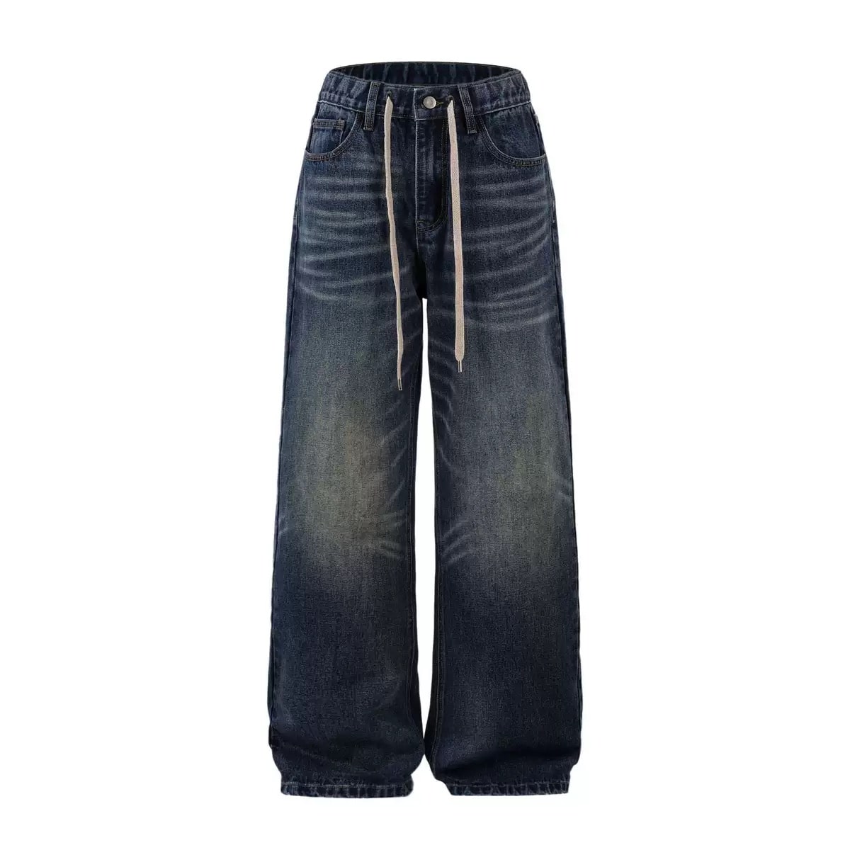 Laced Baggy Jeans