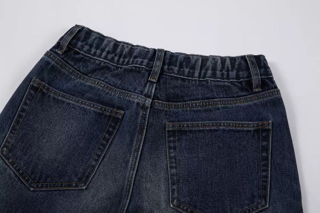 Laced Baggy Jeans
