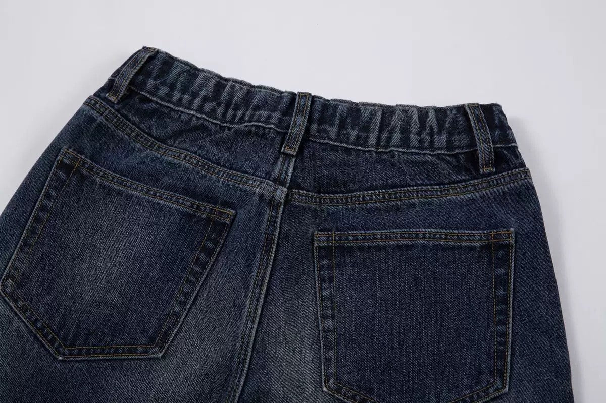Laced Baggy Jeans