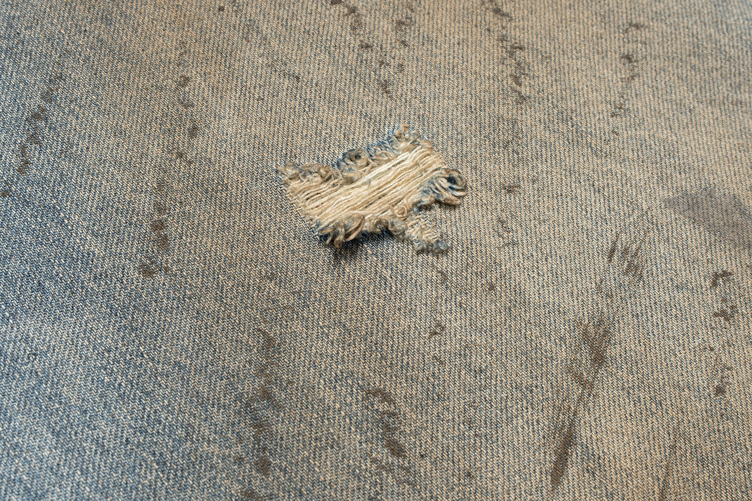 Orange Pocket Baggy Jeans