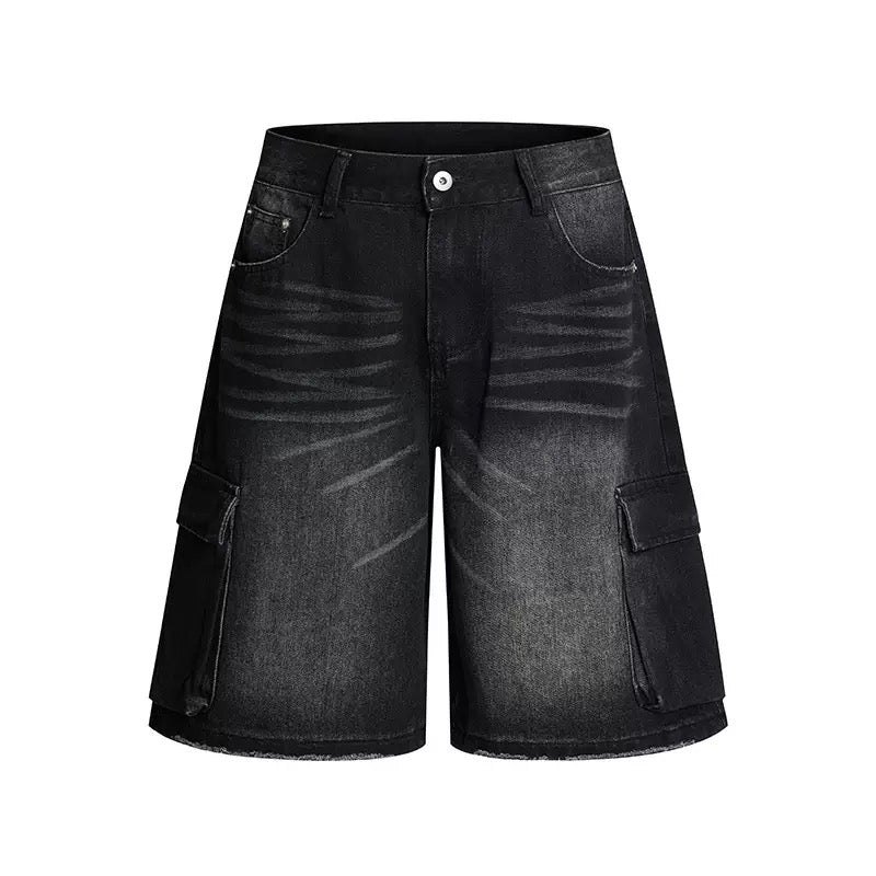 Black Pockets Shorts Jeans