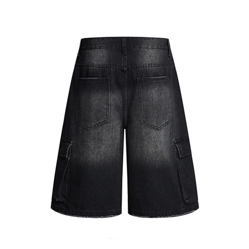Black Pockets Shorts Jeans