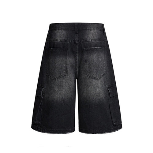 Black Pockets Shorts Jeans