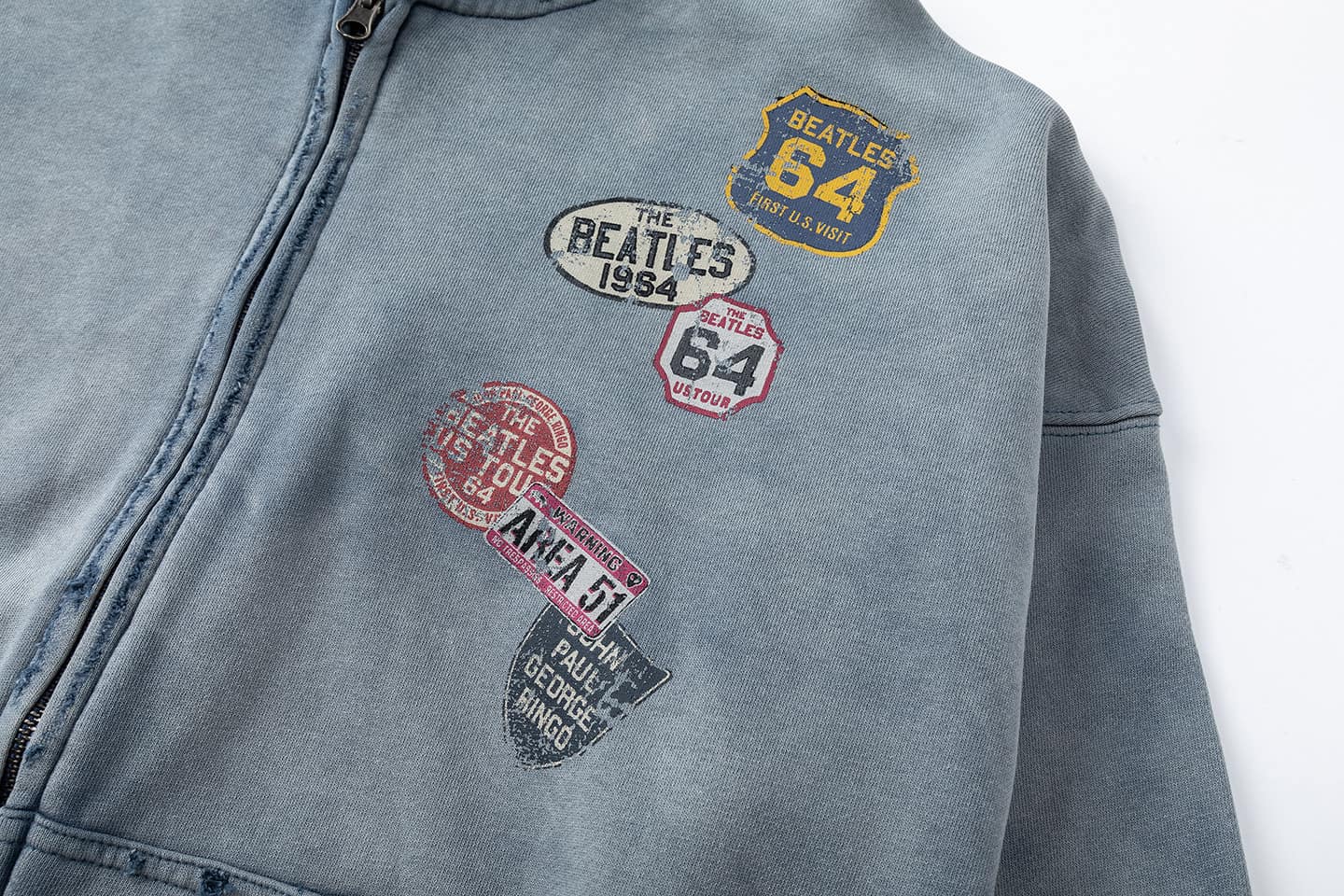 Road Blue Hoodie