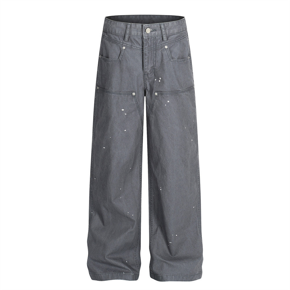 Spotted Baggy Jeans