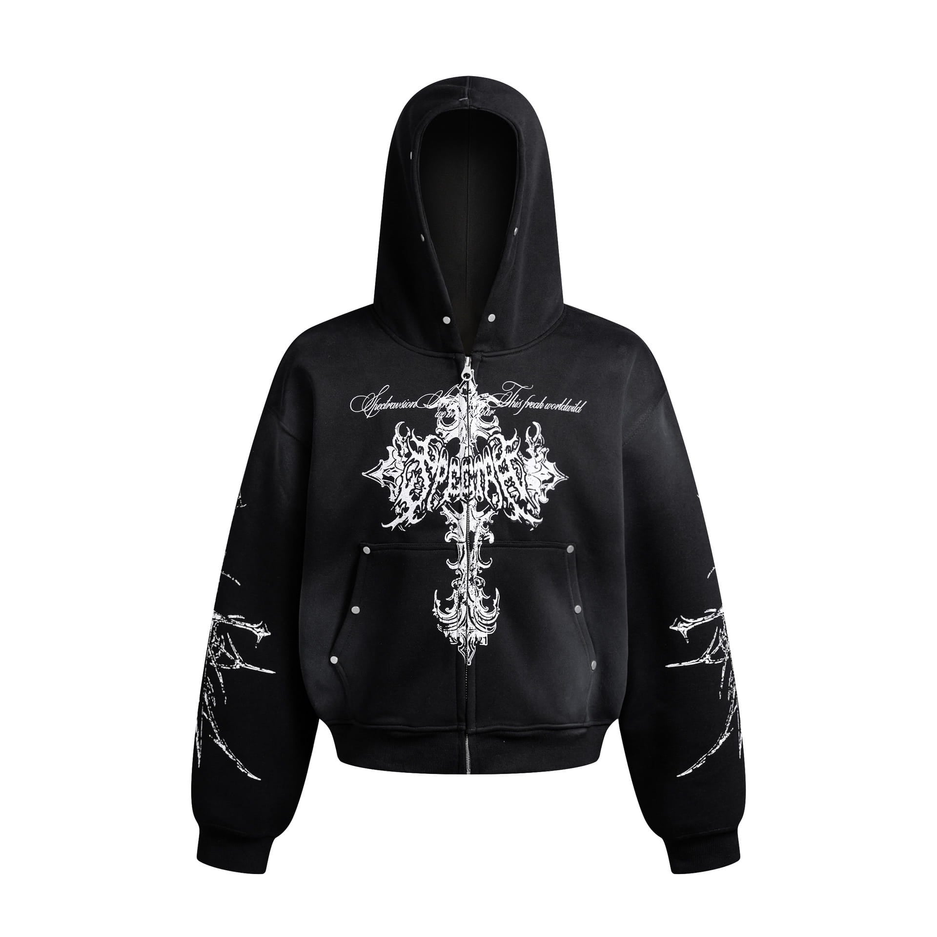 Swords Black Hoodie