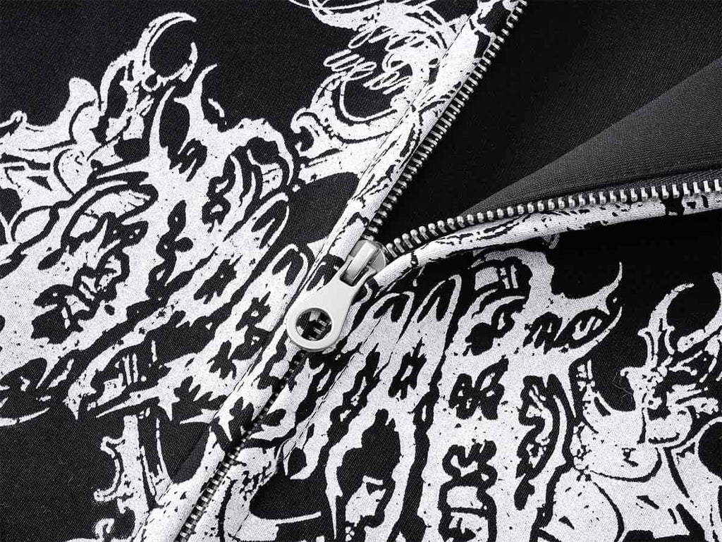 Swords Black Hoodie