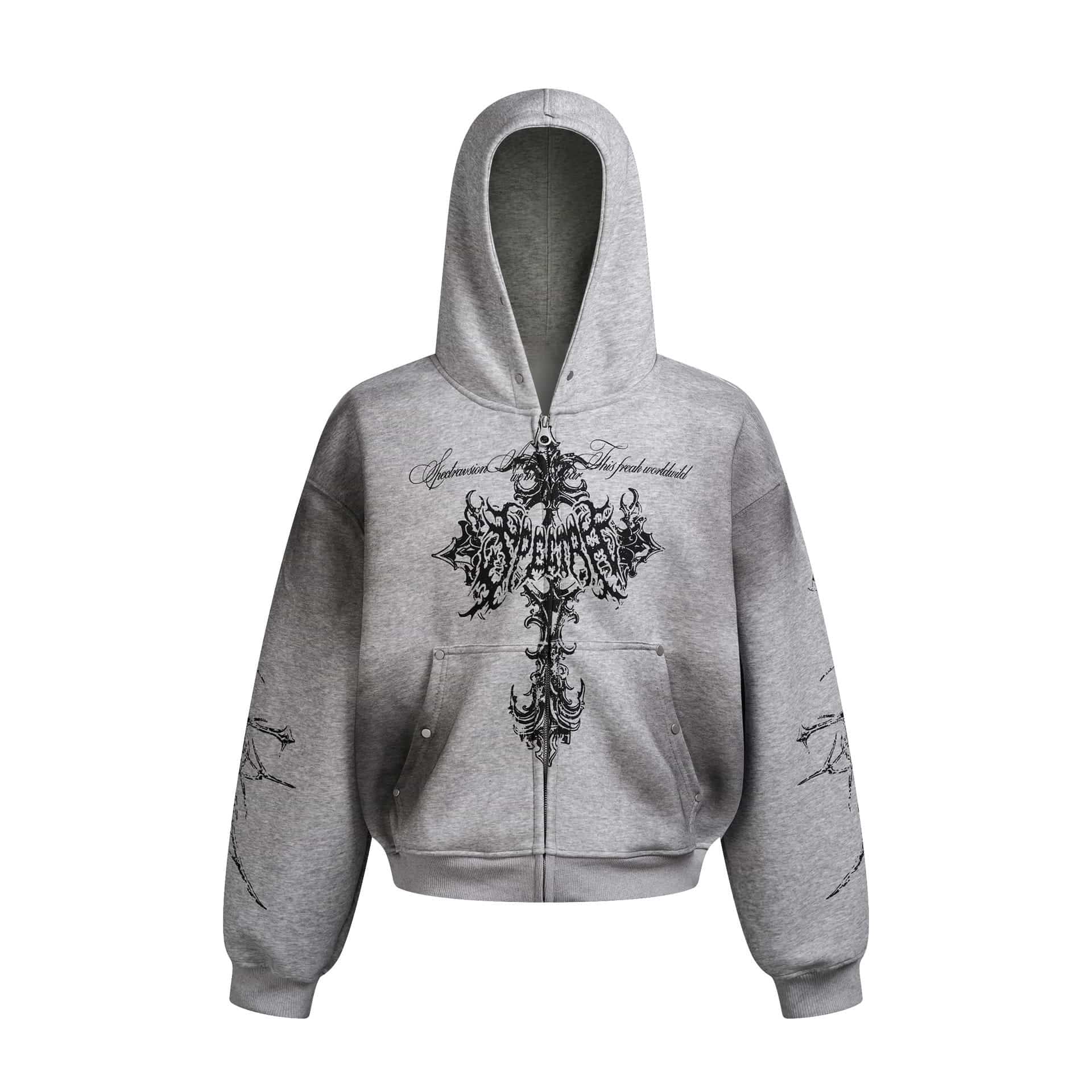 Swords Grey Hoodie