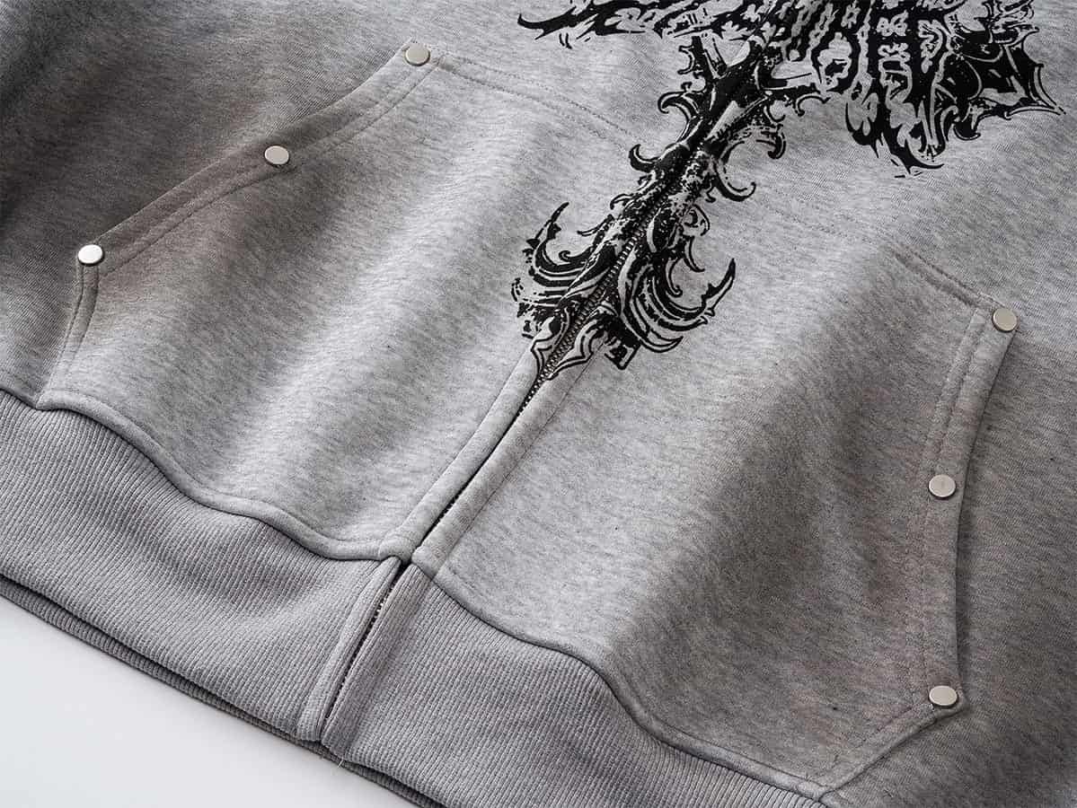 Swords Grey Hoodie