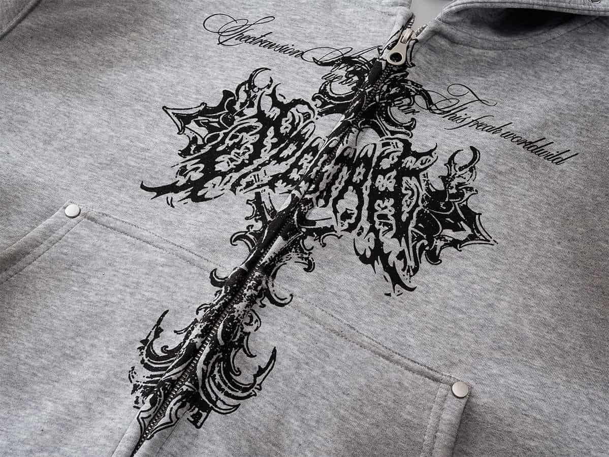 Swords Grey Hoodie