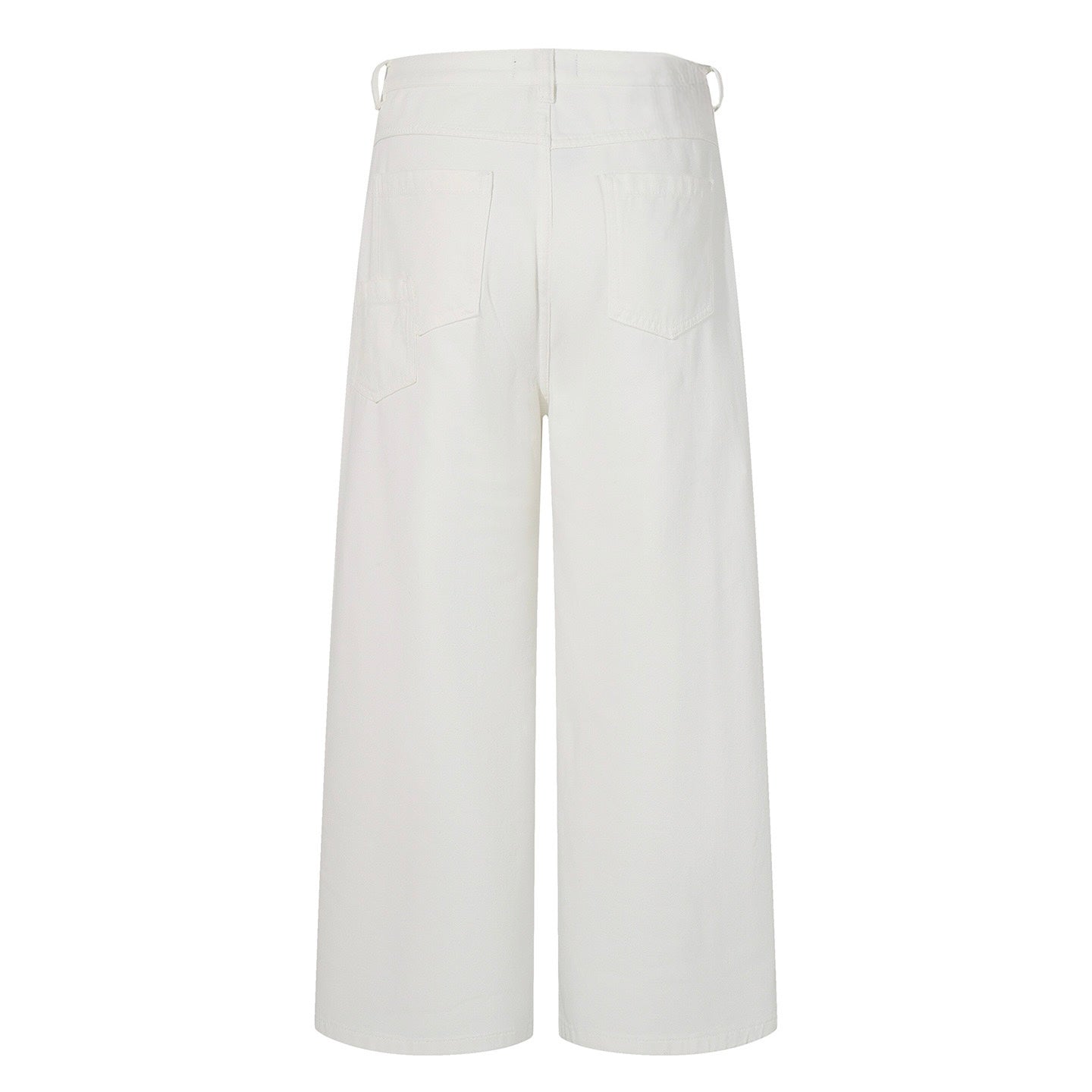 All White Baggy Jeans