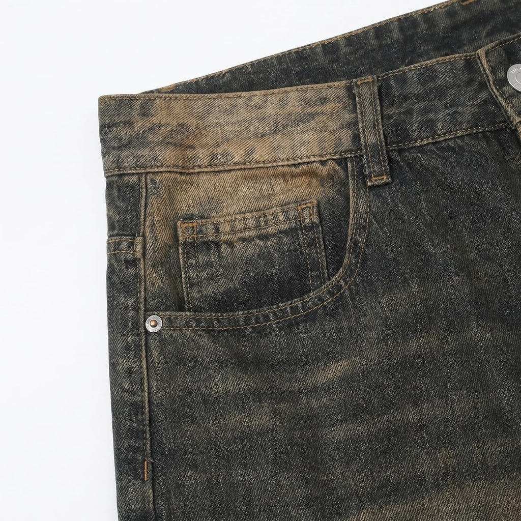 Washed Shorts Jeans
