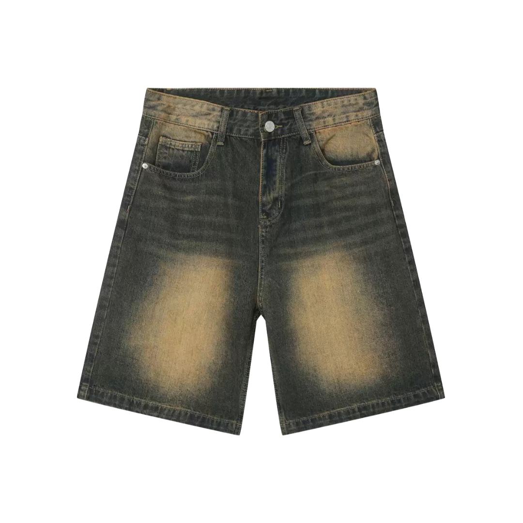 Washed Shorts Jeans