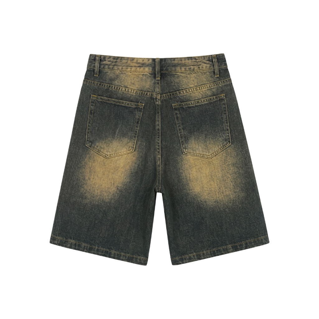 Washed Shorts Jeans