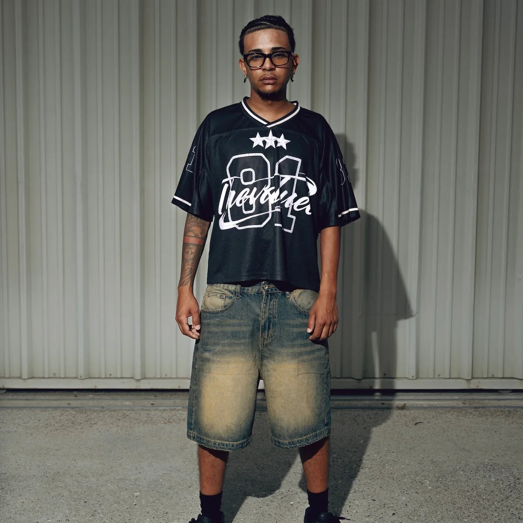 Washed Shorts Jeans