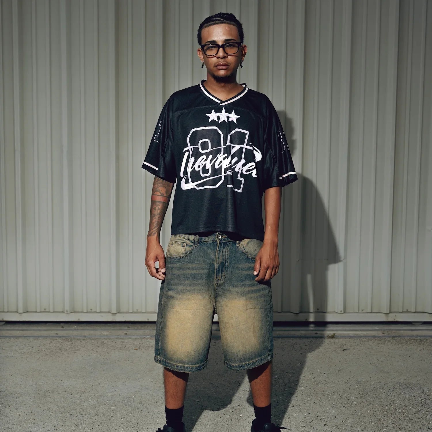 Washed Shorts Jeans