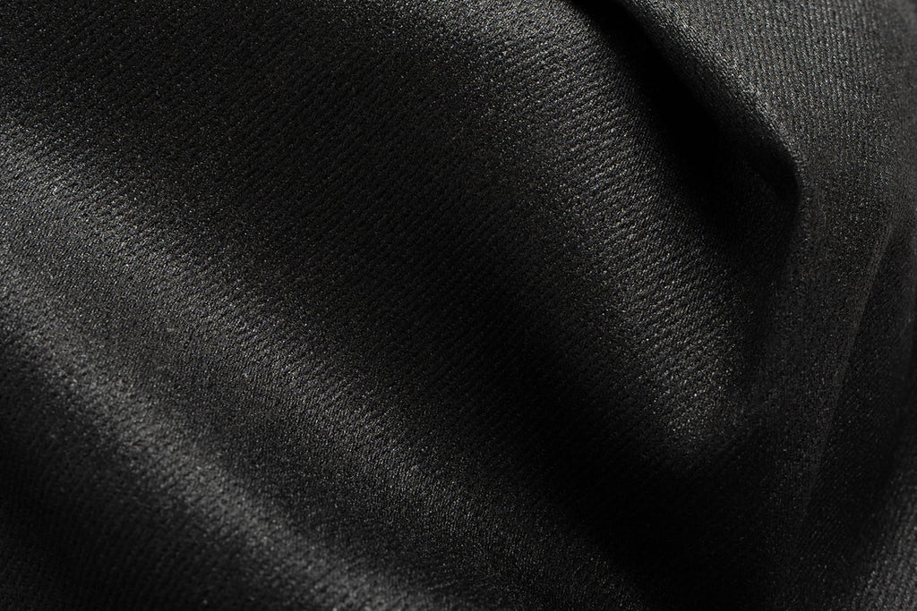 Waxed Baggy Jeans