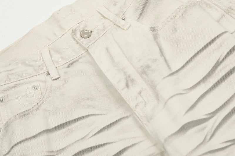 White Ash Baggy Jeans
