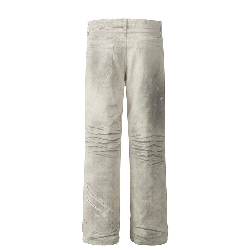 White Ash Baggy Jeans