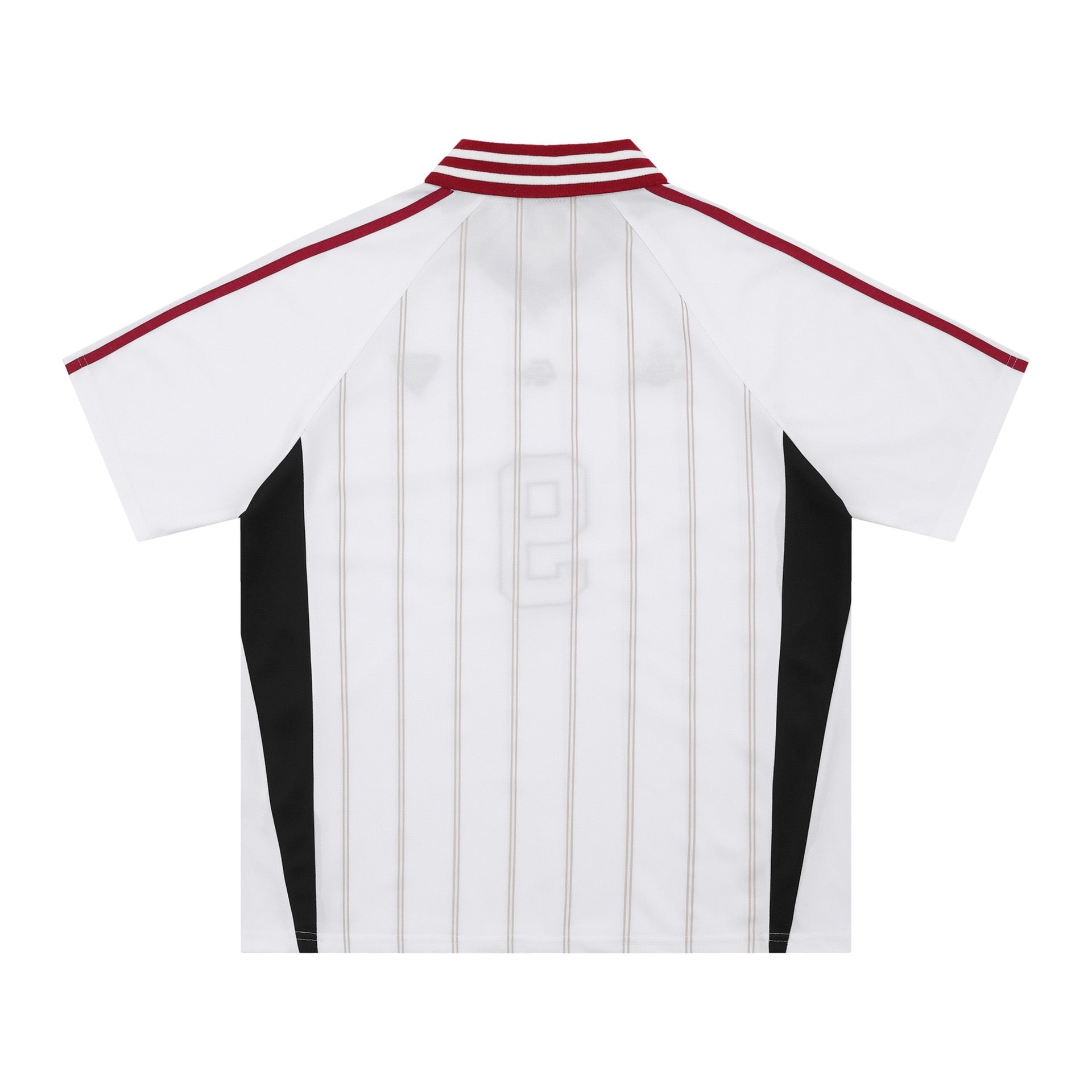 White Soccer Player Jersey