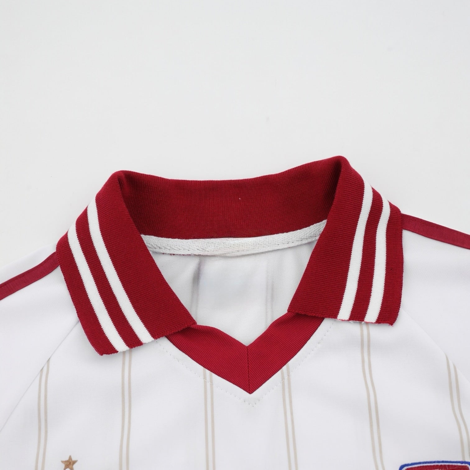 White Soccer Player Jersey