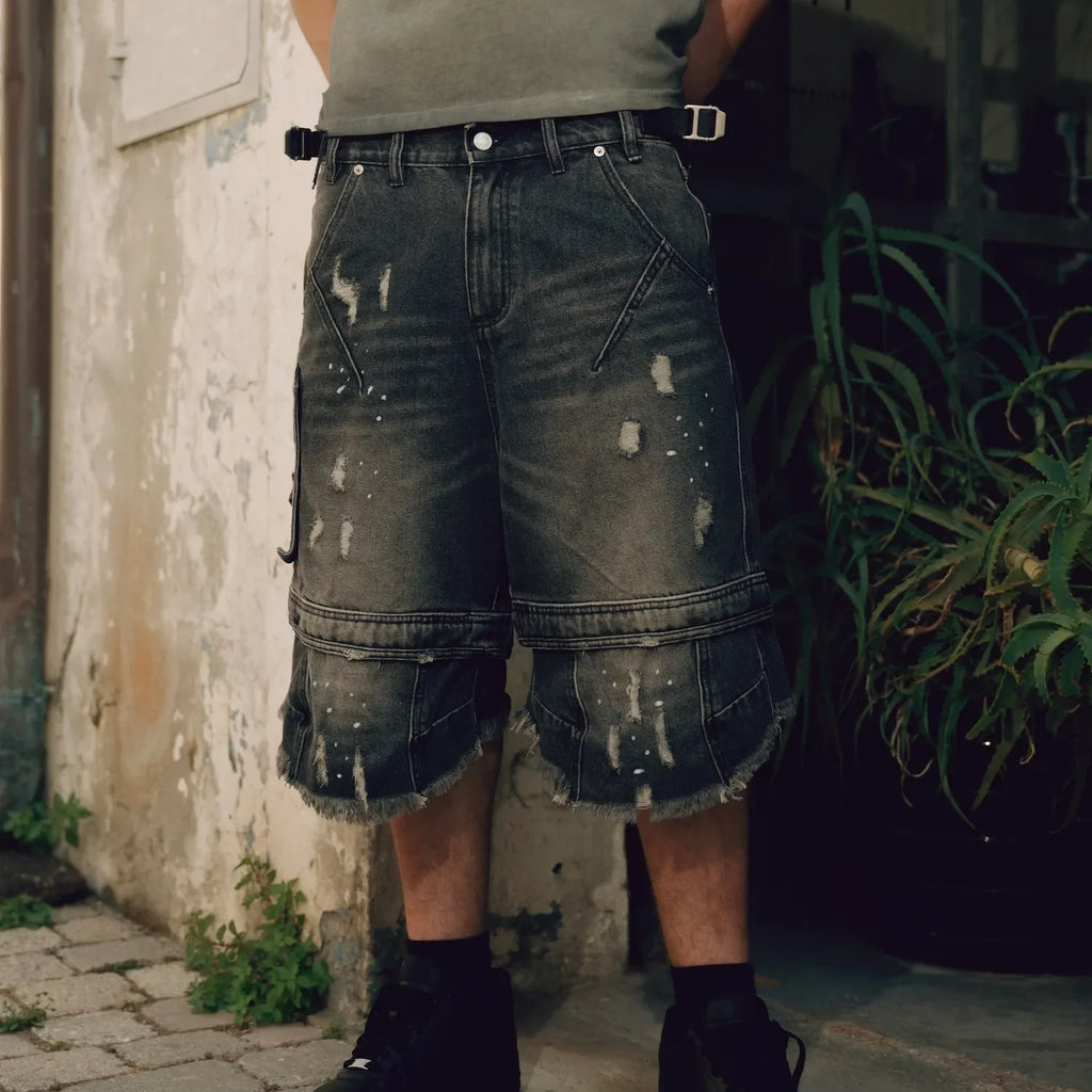 Fragment Black Shorts Jeans