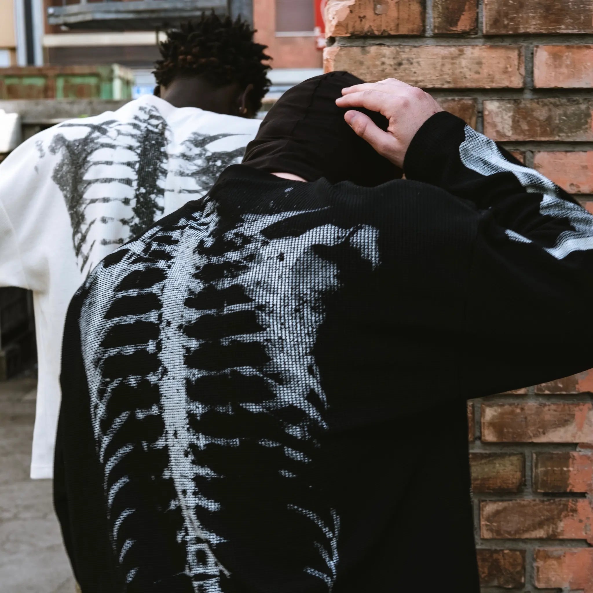 White Skeleton Long Sleeve